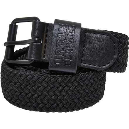 Urban Classics - Elastic Set Kinder riem - S/M - Zwart/Groen