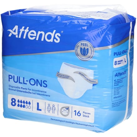 Attends Pull-ons 8 LARGE - Incontinentiebroekjes - 16stuks