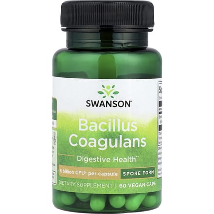 Bacillus Coagulans, 6 miljard CFU, 60 vegetarische capsules