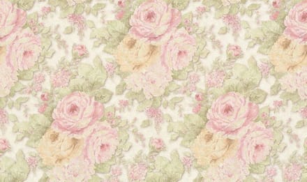 GROTE BLOEMEN BEHANG MET GLITTER DUBBELBRED 31874-2