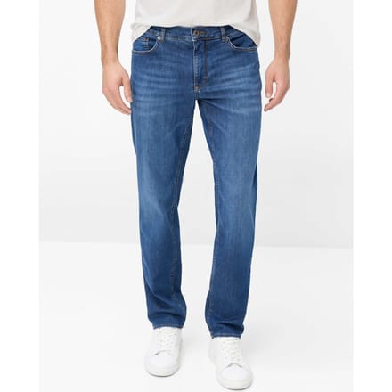 Brax Heren Jeans  Style COOPER, denim blauw regular, maat 50/34
