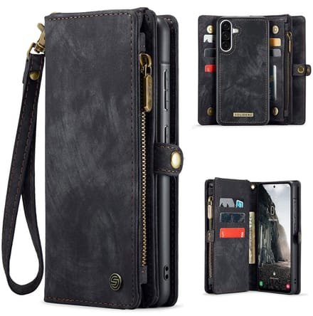 Solidenz Hoesje - Geschikt voor Samsung Galaxy A36 - Urban Wallet - Zwart