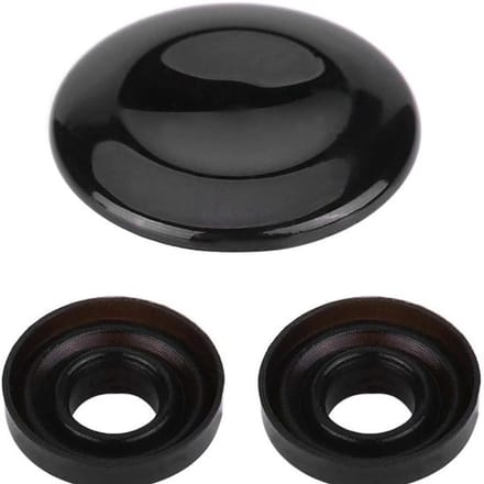 Allecto - Joystick Center Button Cover - Mmi Reparatieset - Zwart
