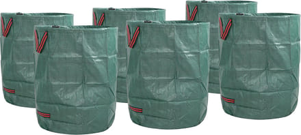 vidaXL - Tuinafvalzakken - 12 - st - 300 - l - Groen - Polypropyleen