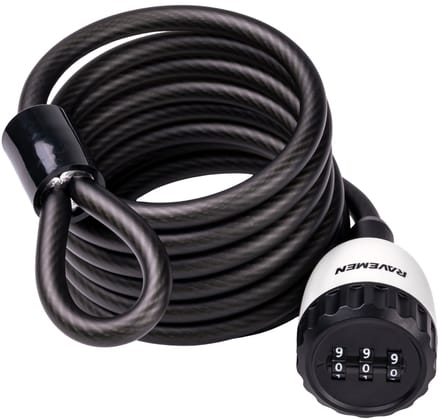 Ravemen BL11 Fietsslot - codeslot - 8mm dik -
