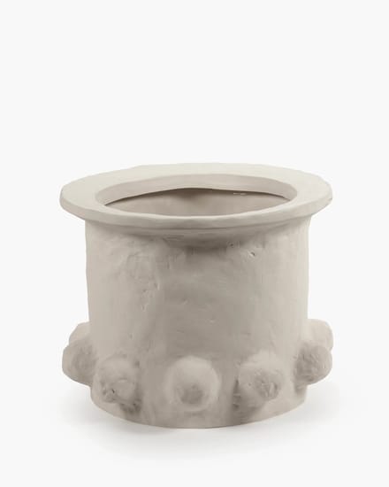 Serax Marie Michielssen Molly 05 L bloempot H28.5cm D37cm beige