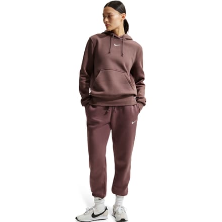 Nike Sportswear Broeken Dames - Paars - Maat 38 - Katoen Jersey