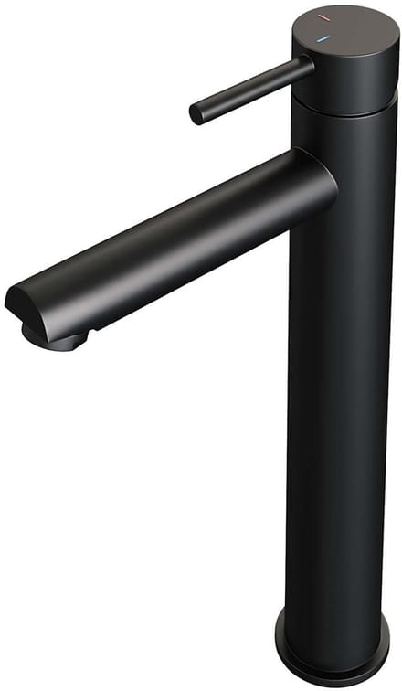 Brauer Black Edition Verhoogde Opbouw Wastafelmengkraan Model A Mat Zwart