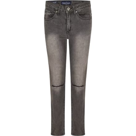 Criminal Damage SOS Ripped Skinny Jeans voor dames (Grijs)