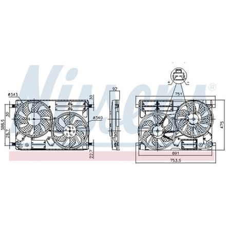 Blower NISSENS 850096