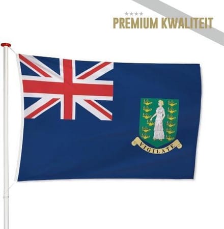 Maagden Eilanden Vlag Maagden Eilanden GB 100x150cm - Kwaliteitsvlag - Geschikt voor buiten