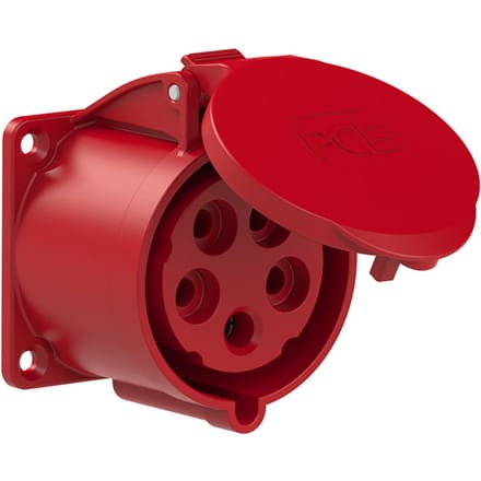 Industriële CEE Paneelstopcontact 32A 5P 400V IP54 - 325-6V