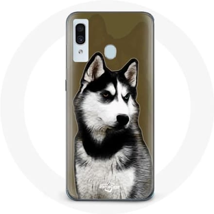 Coque pour Samsung Galaxy A30 Husky de Sibérie