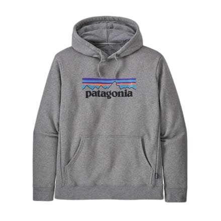 Patagonia P-6 Logo Uprisal Hoodie grijs