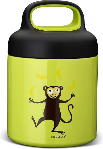 Carl Oscar TEMP LunchJar™ Thermosbeker Lime - Aap 0,3L - Dubbelwandig
