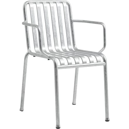 HAY - Palissade Arm Chair - verzinkt - zilver