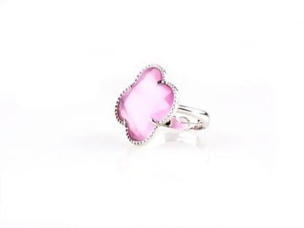 model Fiori ring in zilver roos