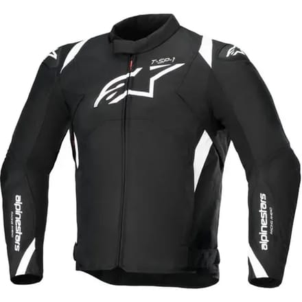 Alpinestars T-SP 1 V2 Waterproof Jas Zwart Wit - Jas