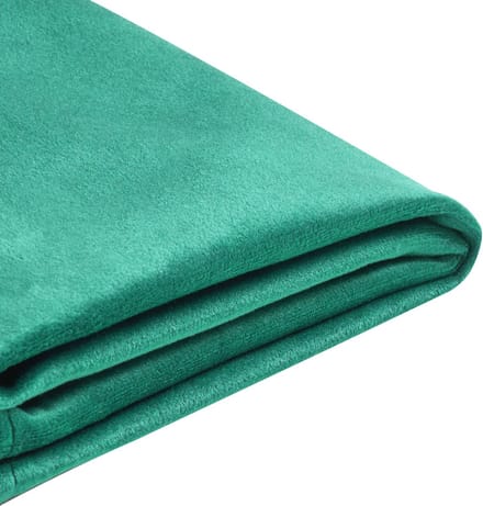 FITOU - Bekleding bed - Donkergroen - 90 x 200 cm - Fluweel