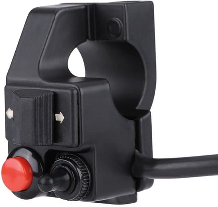 Dailygoods- Motor Switch Universeel - Stuur 7/8"/22mm - Koplamp - Push Horn - Turn Switch - Geschikt voor ATV - Schakelaar