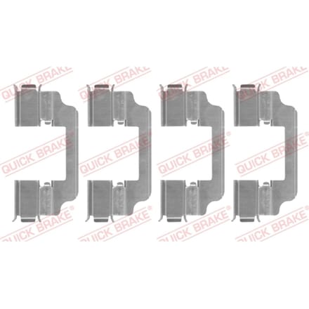 Toebehorenset, schijfremblok QUICK BRAKE 109-0154