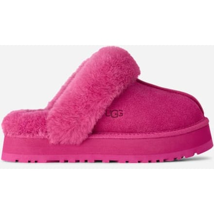 UGG® Disquette-pantoffel in Dark Peony, Maat 38, Suede
