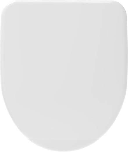 Toiletzitting - WC Deksel - Hygiënisch Werken - Softclose Mechanisme - 36.8 x 44.2 cm - Wit