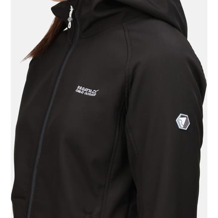 Regatta Dames/Dames Ared III Soft Shell Jas (Zwart)