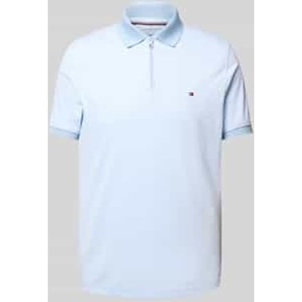 Regular fit poloshirt van katoenmix