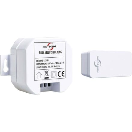 Protector Draadloze afzuigingsbesturing ASK-6020 1000 W Wit