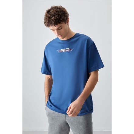 Overmaatse Katoenen Logo T-Shirt
