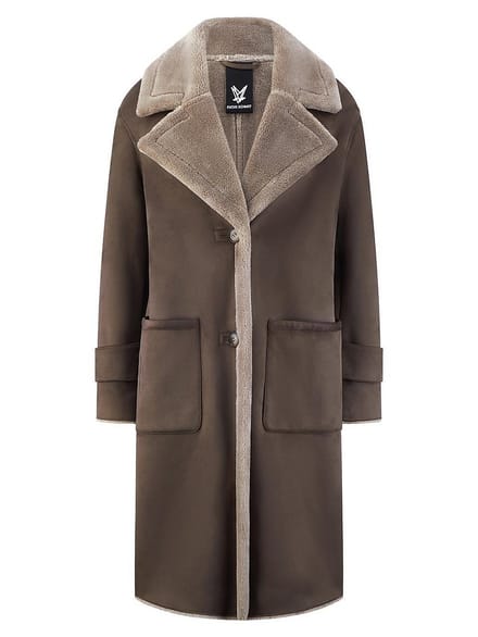 Lange jas Van Fuchs Schmitt beige
