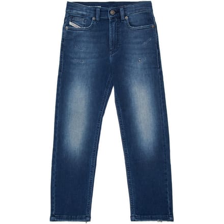 donkerblauwe jeans