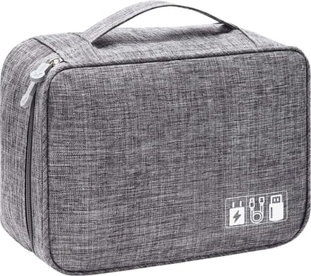 Elektronica & Accessoires Organizer Tas - Kabel Organizer Tas - Kabeltas - Grijs