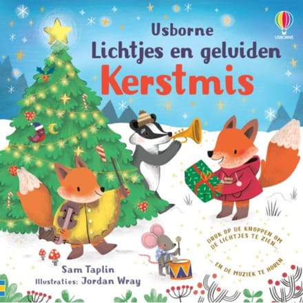 Lichtjes en geluiden Kerstmis - geluidenboek 6 mnd+