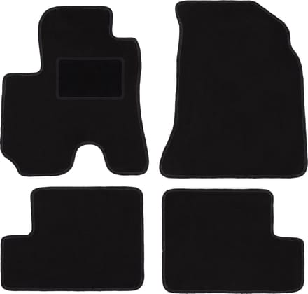 Zwarte veloursmatten voor: Toyota RAV4 II SUV 5-deurs (2000-2003)