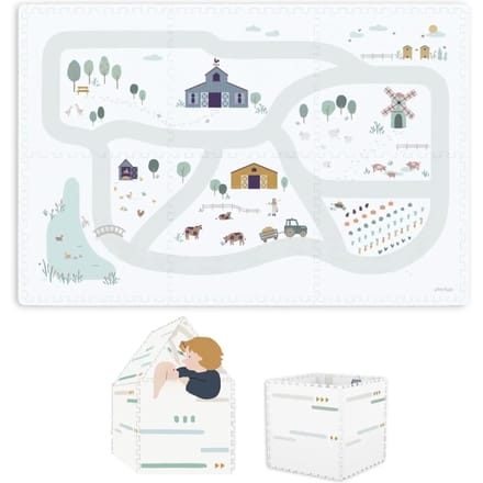 Tapis de jeu puzzel en huisje Play&Go Farm