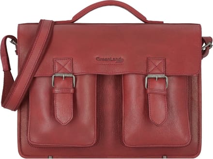 Greenland Nature Aktentas Leder 40 cm - cm ( Zoll) - bordeaux