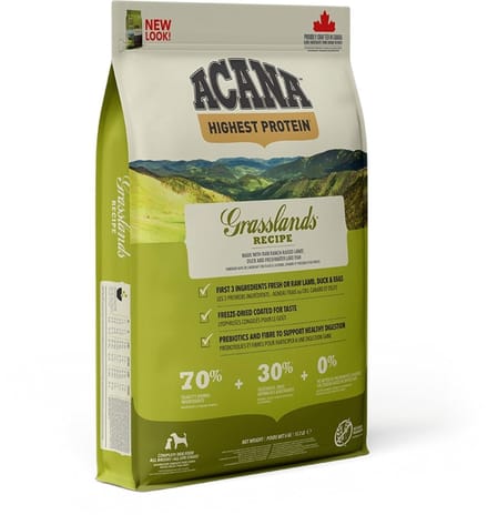 Acana Regionals Grasslands Dog Lam&Eend&Witvis - Hondenvoer - 6 kg