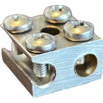 RVS Aardblok 16-25mm Voor Draadtray - CHAB2516 [2 Stuks]