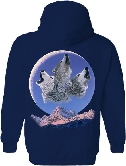 Wolven Harmony Wolves The Coloured House Hoodie M
