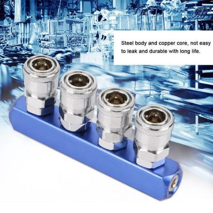 12mm Pneumatische Snelkoppeling Vrouwelijke Connector voor Luchtslang Aansluiting PT14  (4-weg)