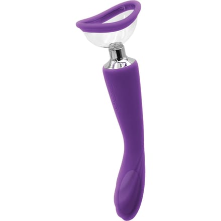 Vibrator en Clitoris Pomp - Pump N Vibe - Paars