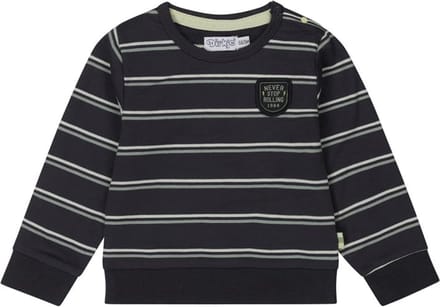 Dirkje-Boys Sweater ls-Blue Graphite - Maat 80