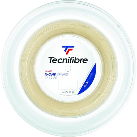 Tecnifibre X-One Biphase Rol 200M Tennissnaar Snaar Dikte: 1.34,Kleur: Naturel