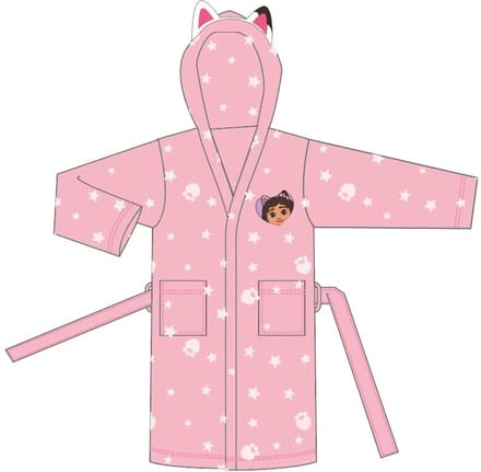 Gabby's poppenhuis Badjas Pink - 6/8 jaar - 100% Polyester