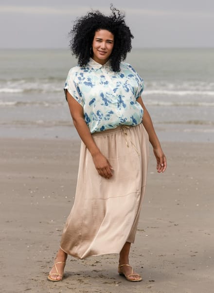 YEST CURVE Welmoed Bottoms - Light Taupe - maat X-0(44)