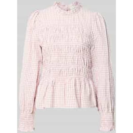 blouse met katoen- en modal model 'Possa'