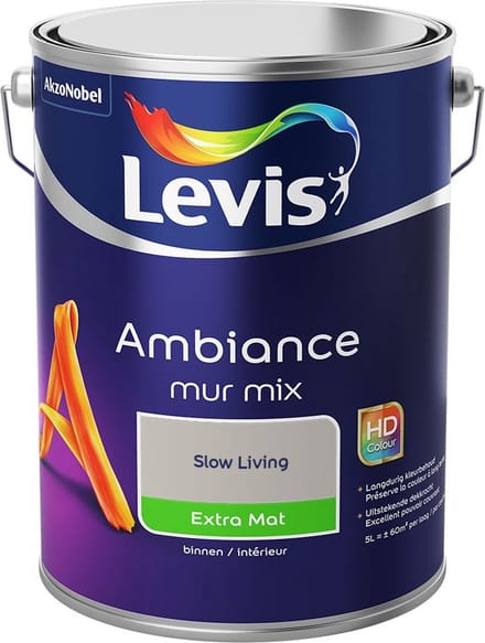 Levis - Ambiance Mur Extra Mat Mix - Slow Living - Mengverf - 5 L
