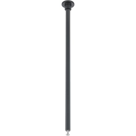 Spanningsrail Ophangset - 2 Stuks - DUOLINE - 25cm - Mat Zwart - Rond - Aluminium
